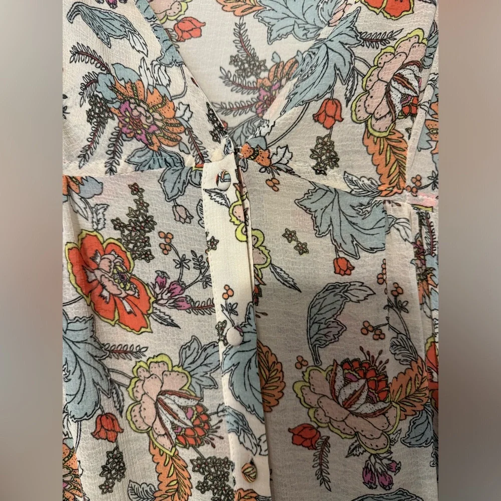 Free People Earthfolk Floral Maxi Dress XS